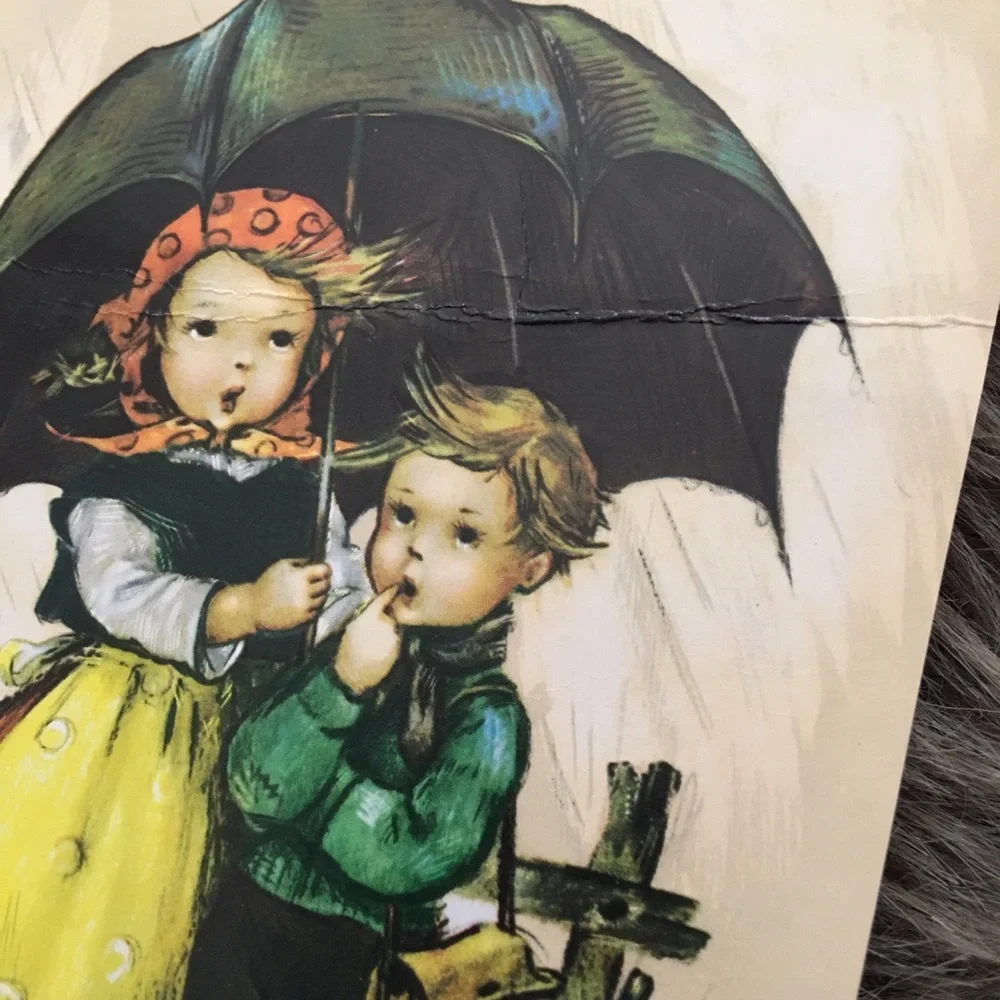 Vintage 60s Kruger Made in Germany postcard